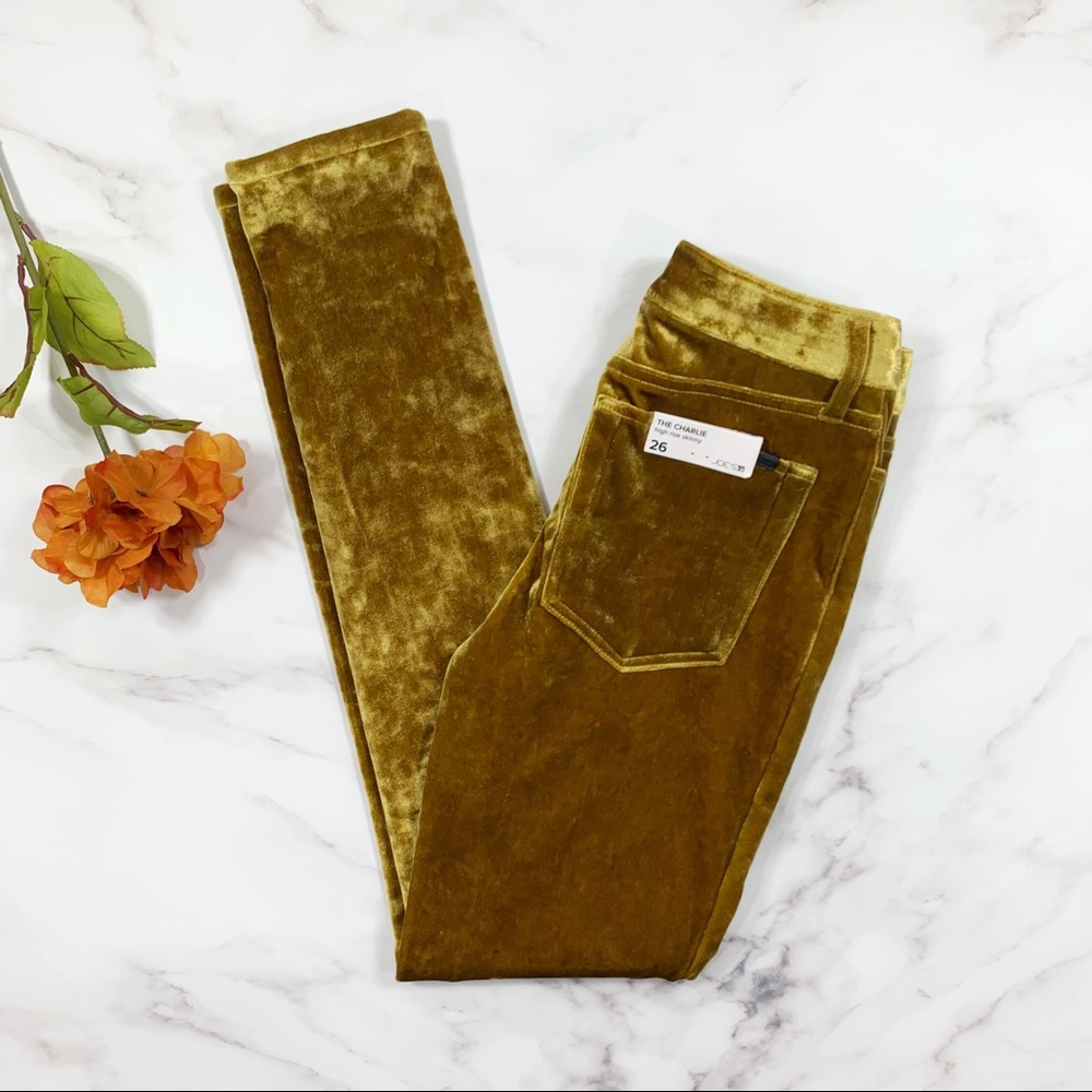 Joes Jeans Velvet Charlie High Rise Skinny Pant